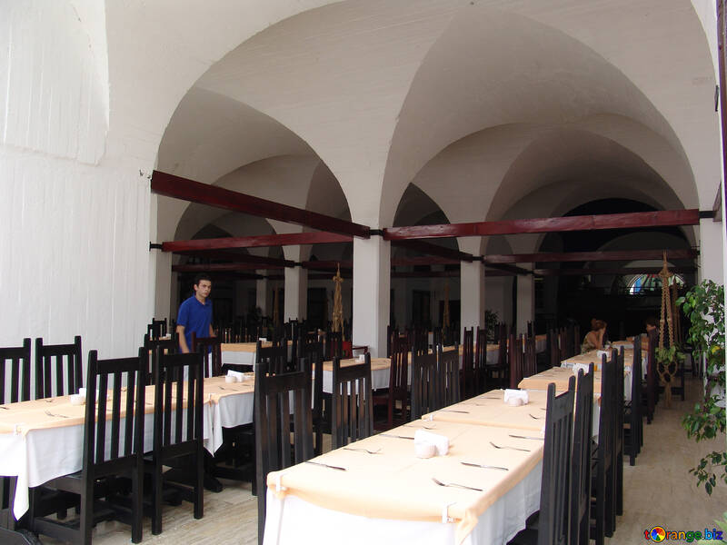 Diseño Pasillo restaurante . Antiguo . Gótico. №6982
