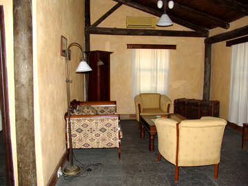 Interior estilo Rural antigüedades. №7912