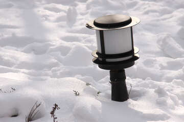 Lampe Schnee №7387
