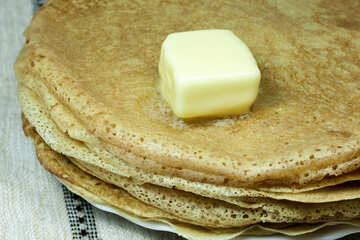 Pancakes   butter. №7784