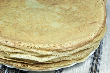 Plate  pancakes. №7790
