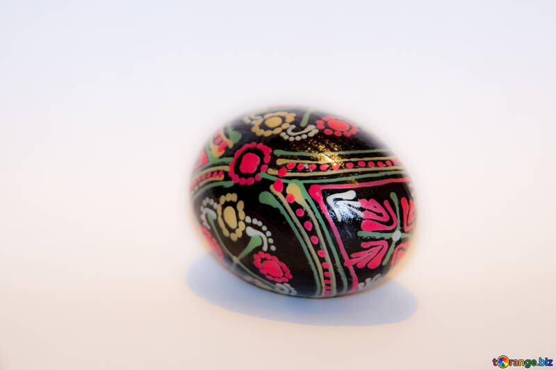 Egg  at  Easter . painted. №7407