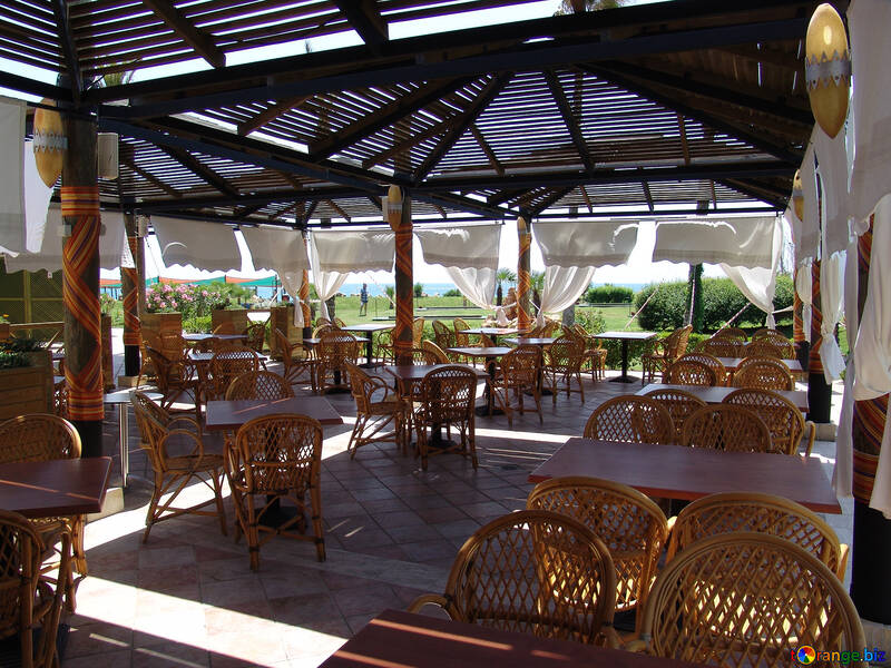 Terrace  Restaurant   canopy. №7018