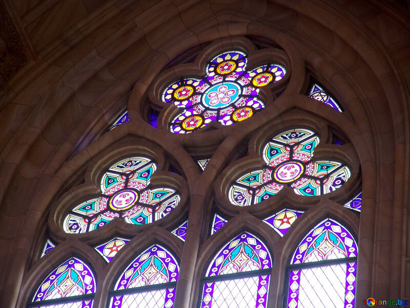 Stained-glass window №7443