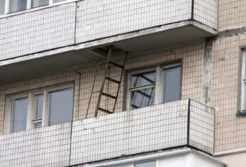 Fuoco  scala   balcone №8686