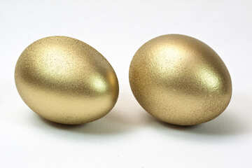 Two  gold  eggs.