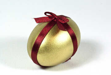 Beautiful  Pure   Gold  Egg   ribbon №8102