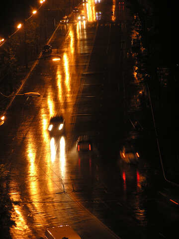 Noite Iluminação estradas №8074