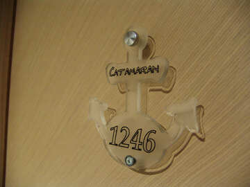 Number  room.  Anchor.  1246  Hotel  catamaran №8919