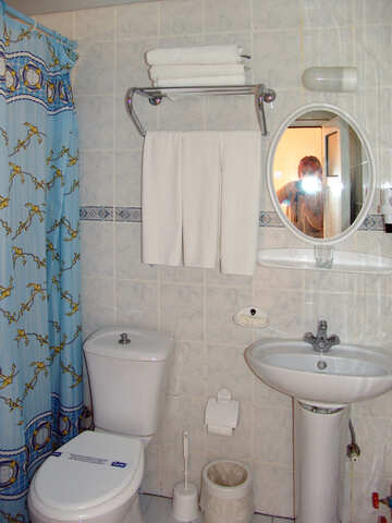 Toilette in Hotel №8389