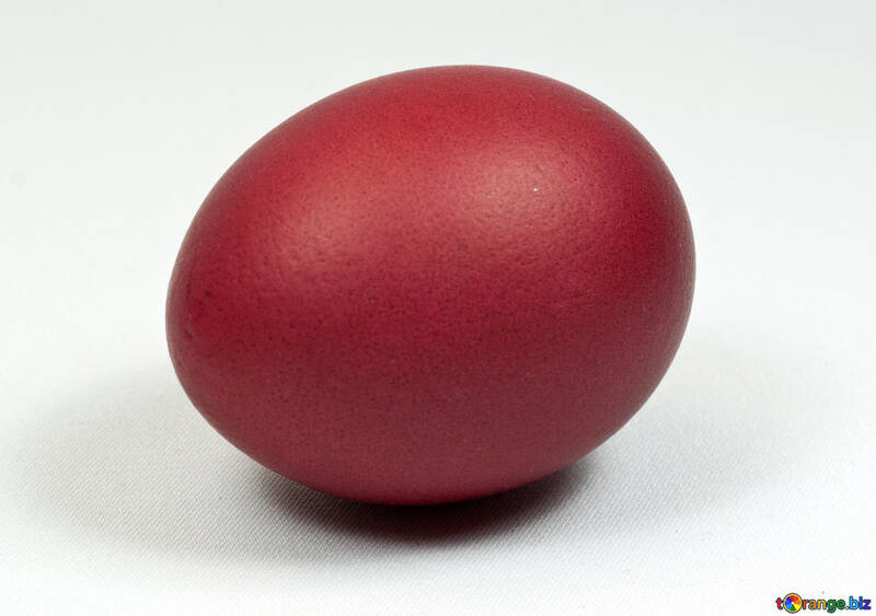 Símbolo Pascua - rojo huevo №8227