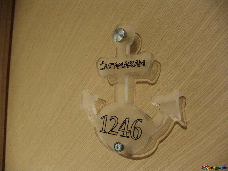 Número  quarto.  Escora.  1246  Hotel  catamarã №8919