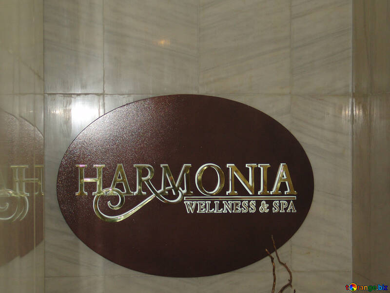 Insegna  harmonia  wellnes  e  stazione termale №8917