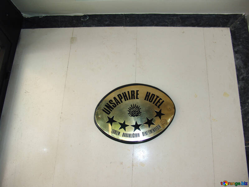 Unsaphire  hotel.  Badge  five  Stars. №8925