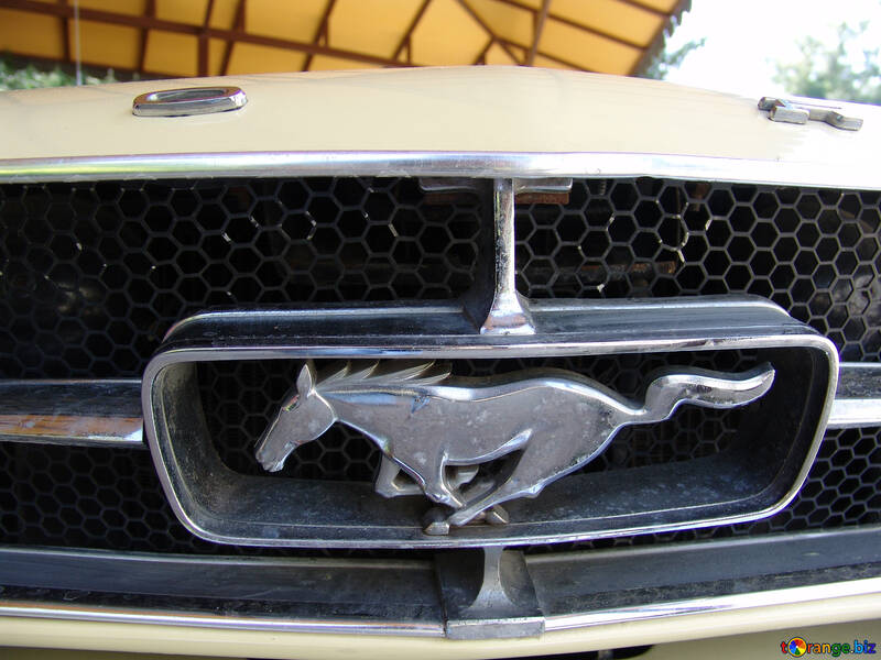 Ford Mustang . icône , emblème. №8253