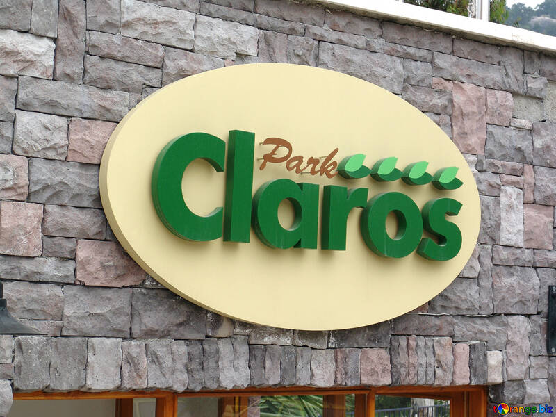 Claros  park.  Signs    logo  Turkish  hotel.   №8920