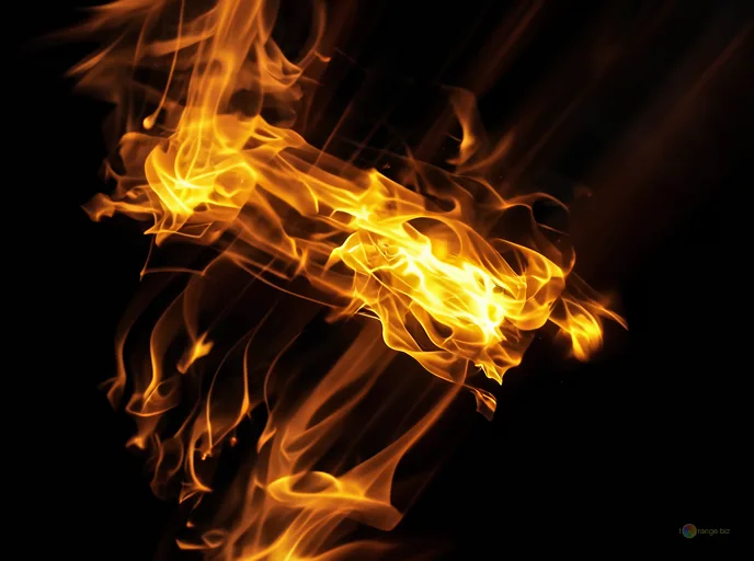 Відреставрована люксова версія Фон. Гра вогню. №9544