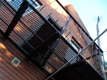 Балкон з металу №9329