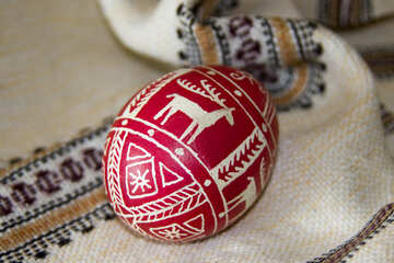 Easter  Egg  with  deer №9720