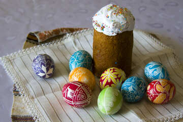 Easter  Eggs  and  cake №9699