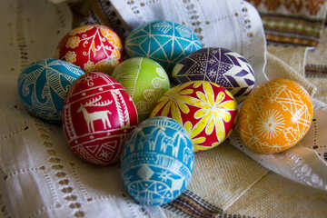 Painted  eggs №9678