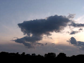 Sunset  cloud №9615