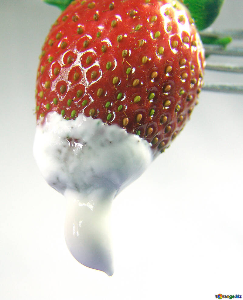 Erdbeeren  in  sauer Creme №9146