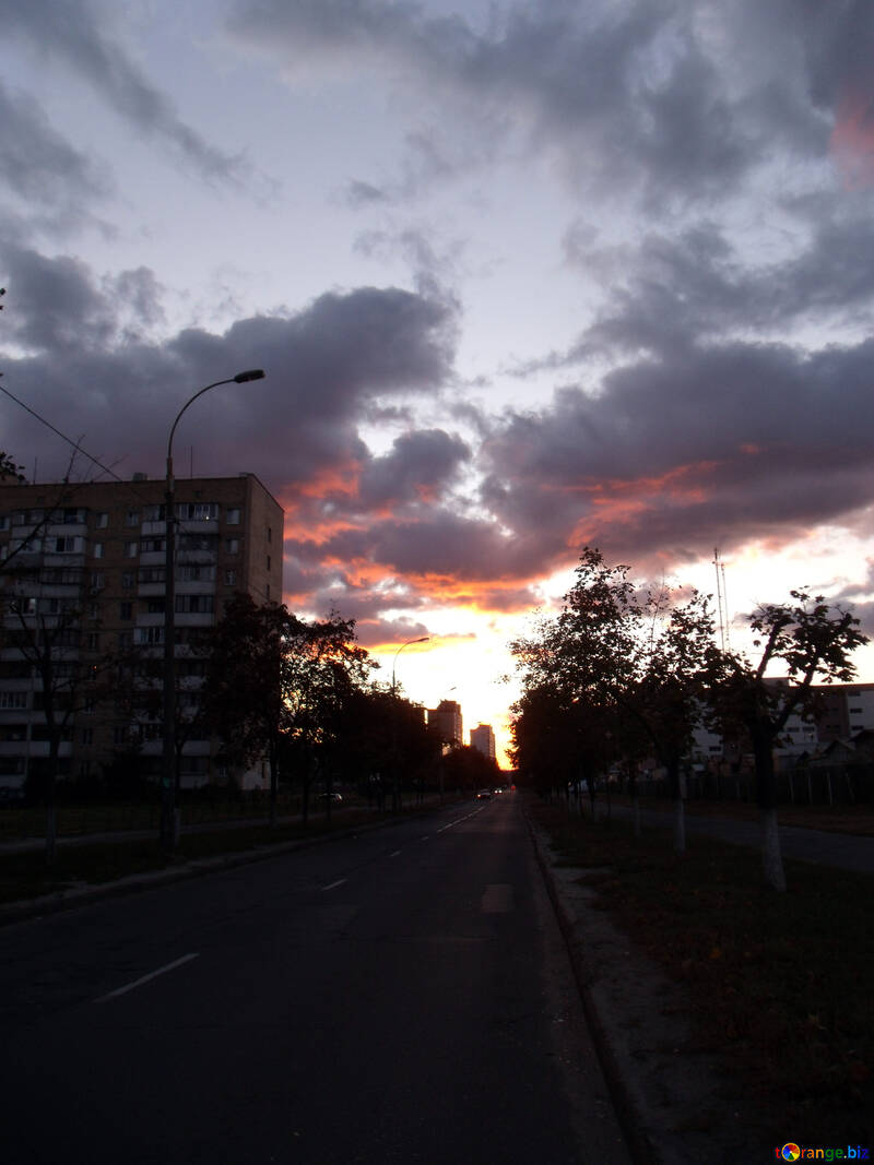 Evening  sky №9995