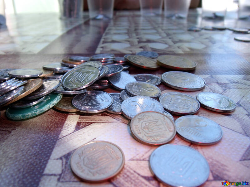 ウクライナ語  お金。  硬貨。 №9509