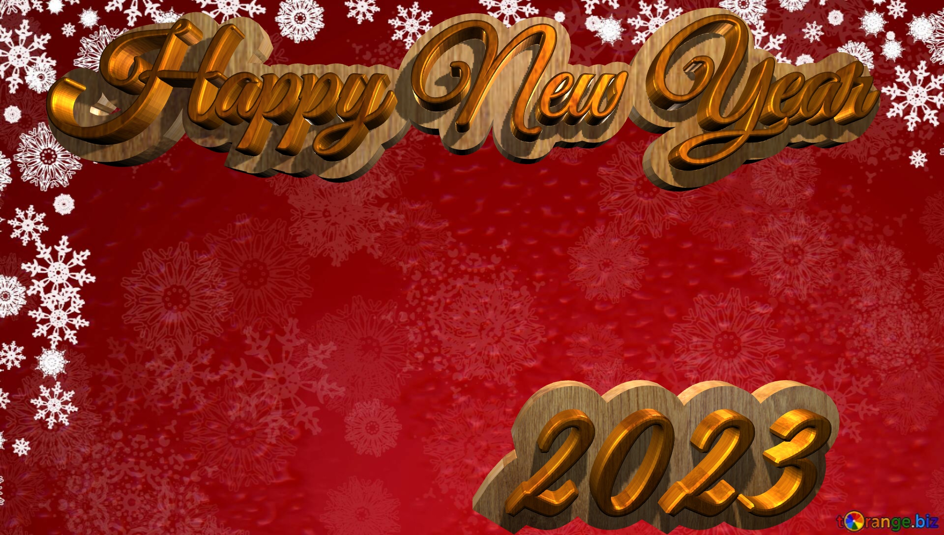 Happy New Year 2023 Cover. Red Christmas background. №0