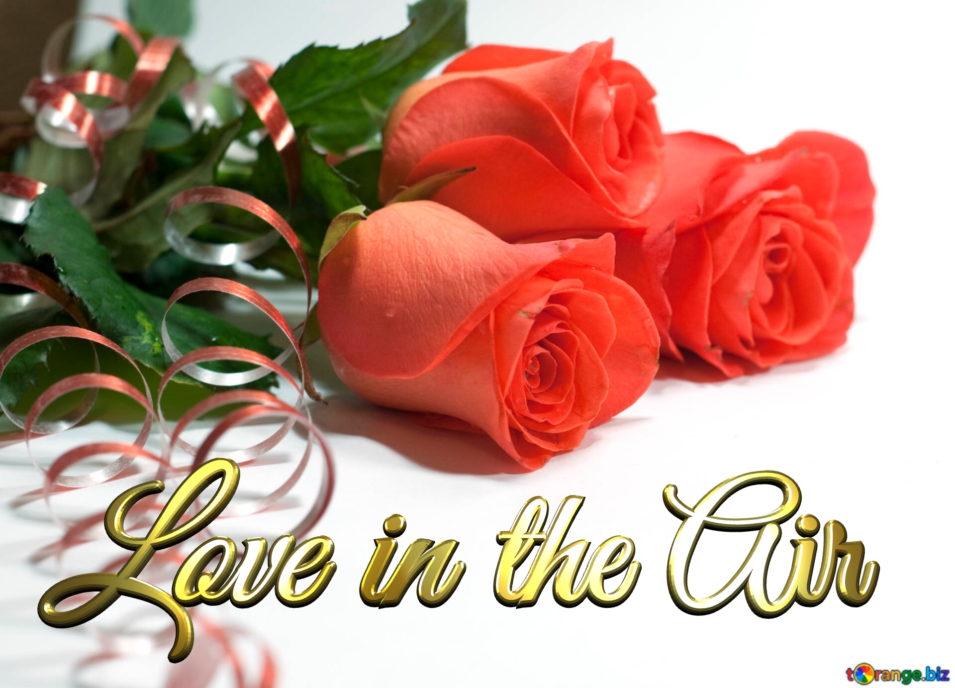 Love in the Air  Background  to  Greeting  postcards №7266