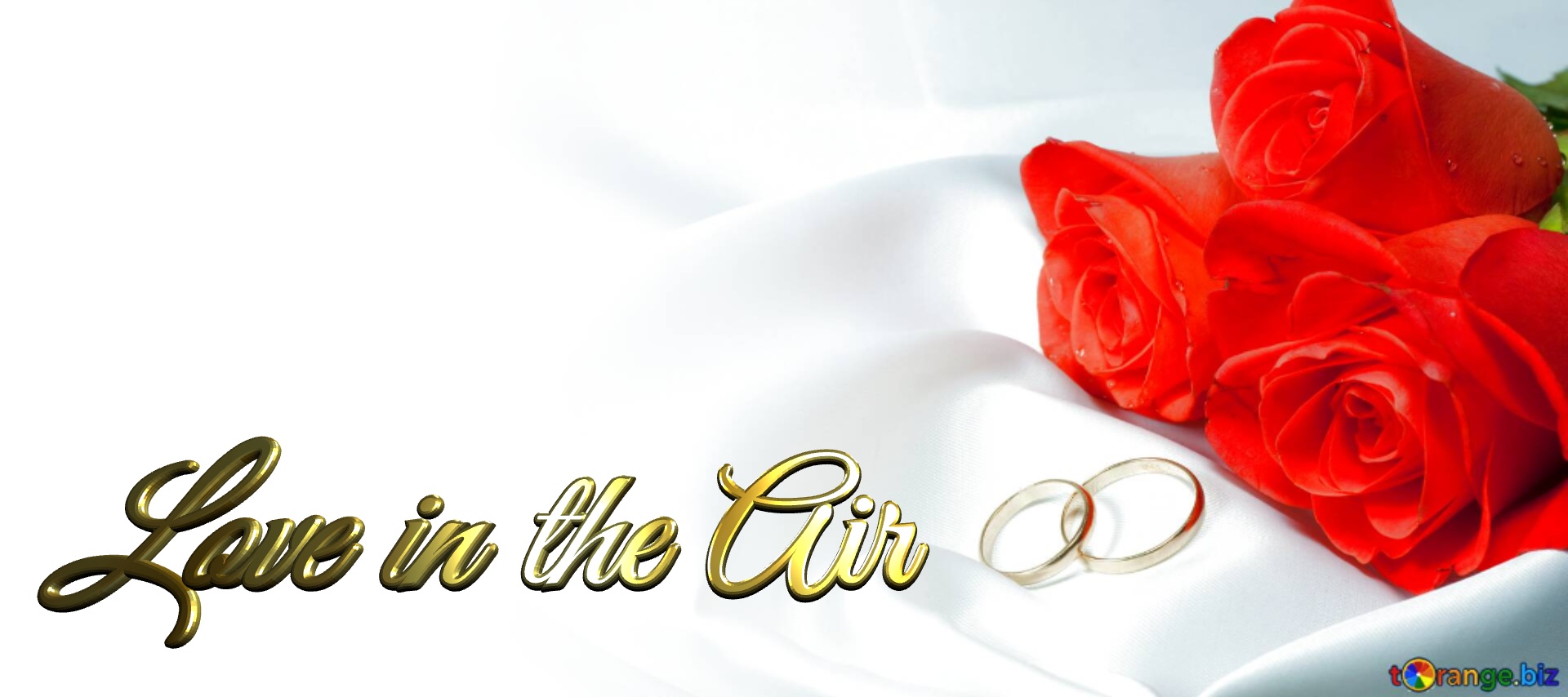 Love in the Air  Invitation wedding background №0