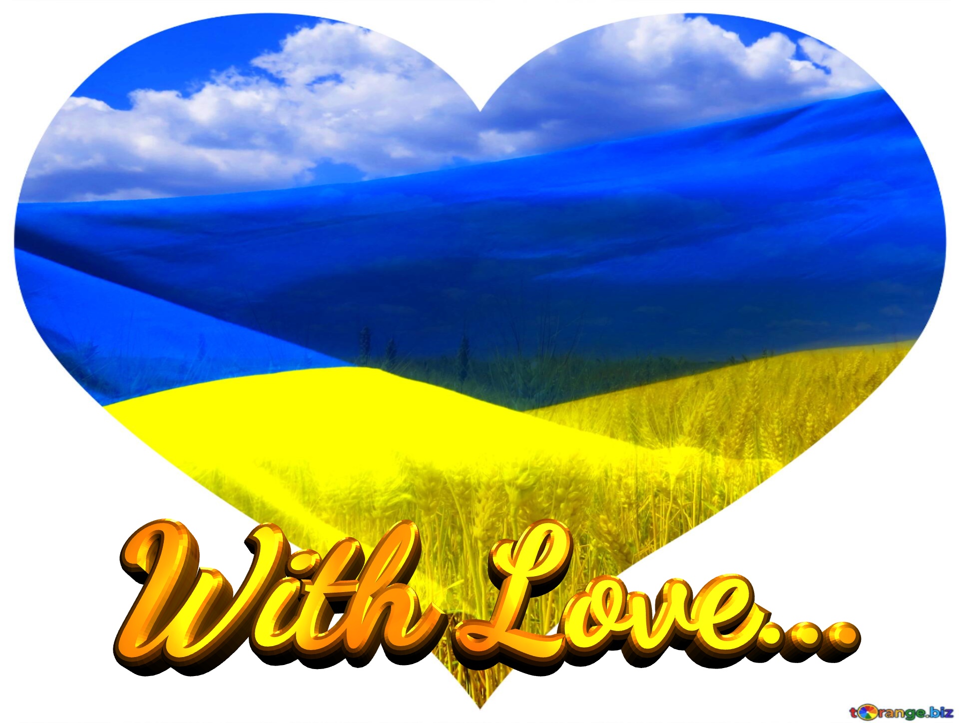With Love...  Heart Ukraine №0