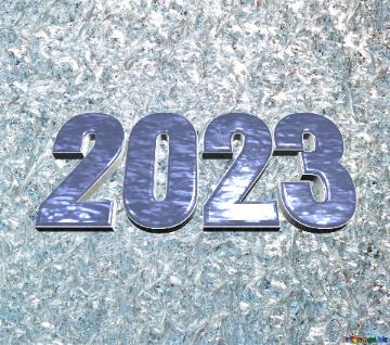 2023 Обложка. текстура морозного узора на стекле.