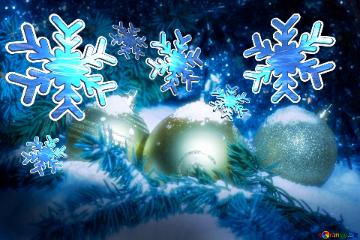 Snowflakes 3d Christmas Card