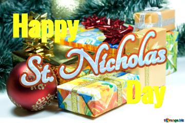Happy St. Nicholas Day Gifts  At  Christmas