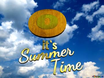 it`s Summer Time clear sky background