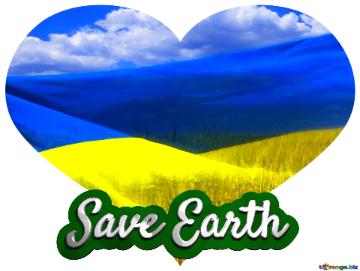 Save Earth Heart Ukraine