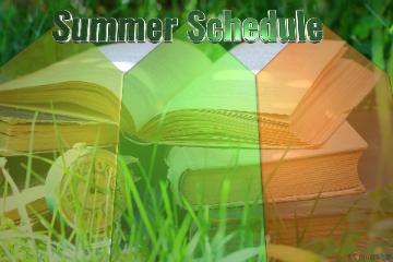 Summer Schedule Template Philosophy