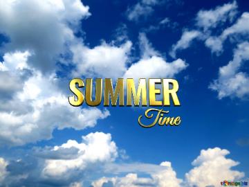 SUMMER Time clear sky background