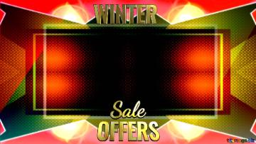 Winter Offers Sale Hd  Background