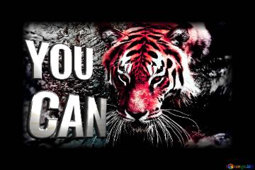 You Can Red Tiger