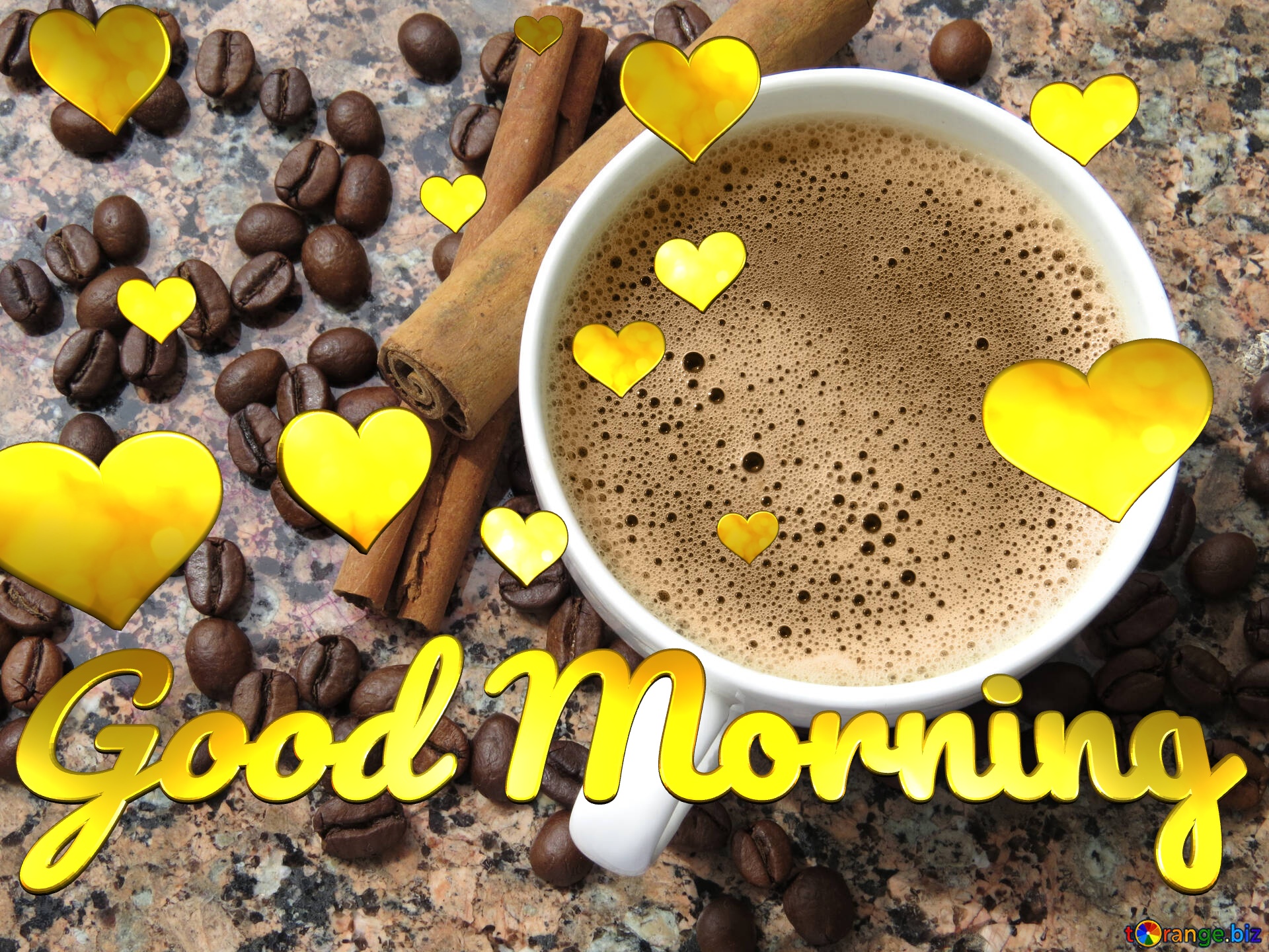 Good Morning Animation card Coffee break №32206
