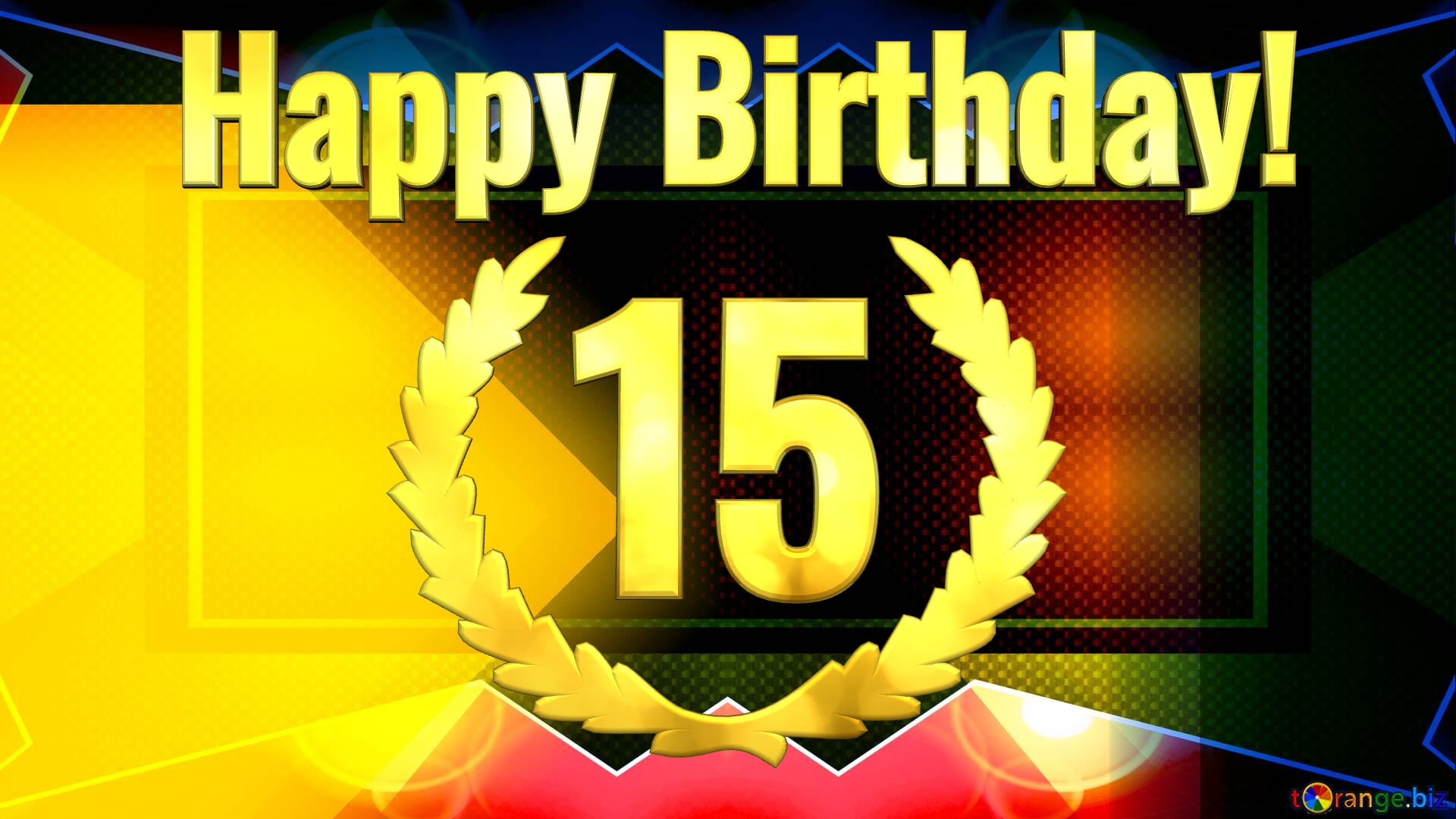 15 Happy Birthday! Frame thumbnail background №0