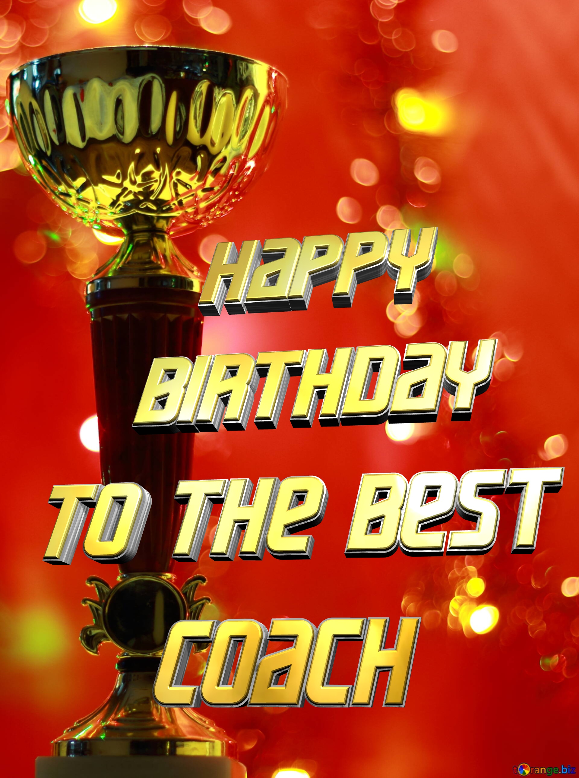 Happy Birthday To The Best Coach Free Image - 1239