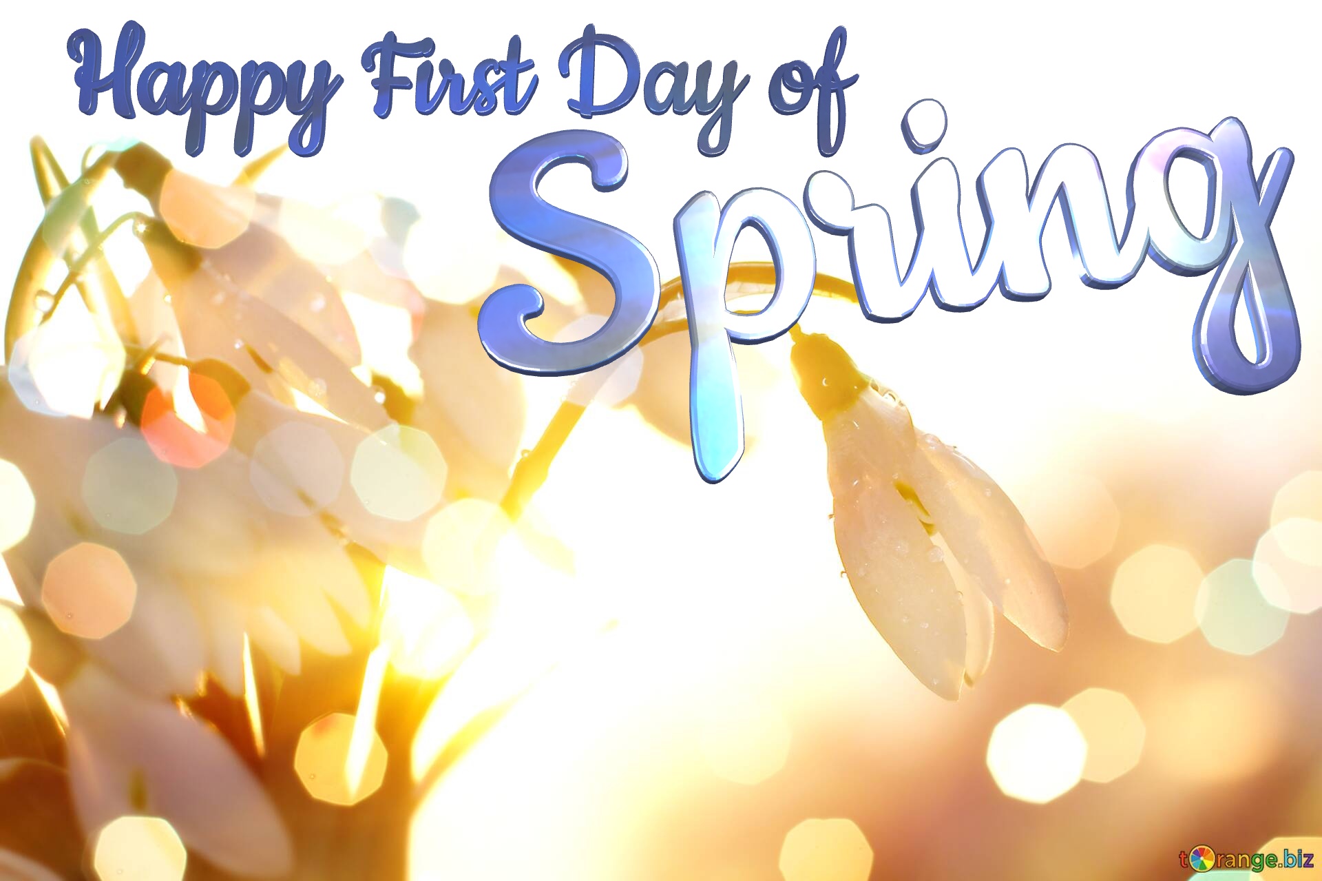 Happy First Day of Spring Spring background №0