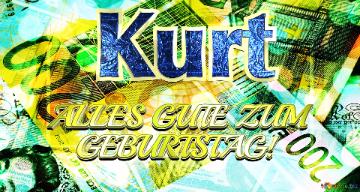 Alles Gute Zum Geburtstag Kurt Geld Hintergrund
