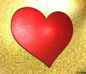 3d Heart Gold Texture