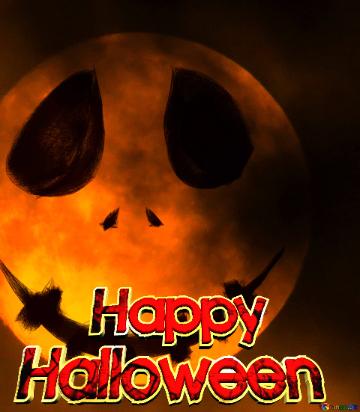     Happy Halloween   Imagen De Perfil. Fondo De Halloween Con La Luna.