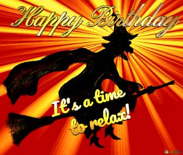 Witch Happy Birthday Witch Card Background